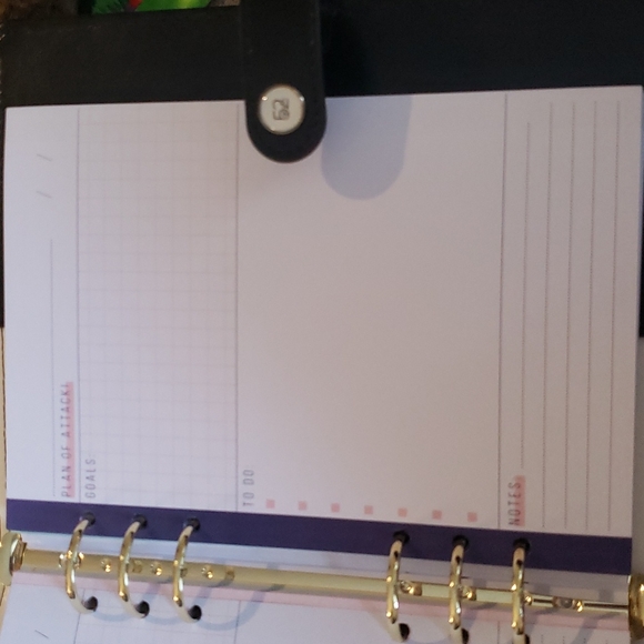 Agenda 52 Leopard 6 Ring Planner Binder - Picture 5 of 7